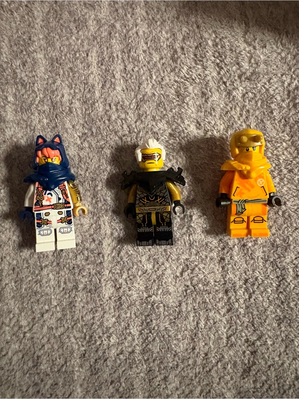 3 Lego Ninjago Dragon’s Rising Minifigures